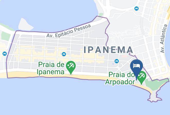 Rio De Janeiro Ipanema - Hotel Arpoador Maps