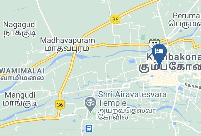 Kumbakonam - Hotel Arr Kumbakonam Maps