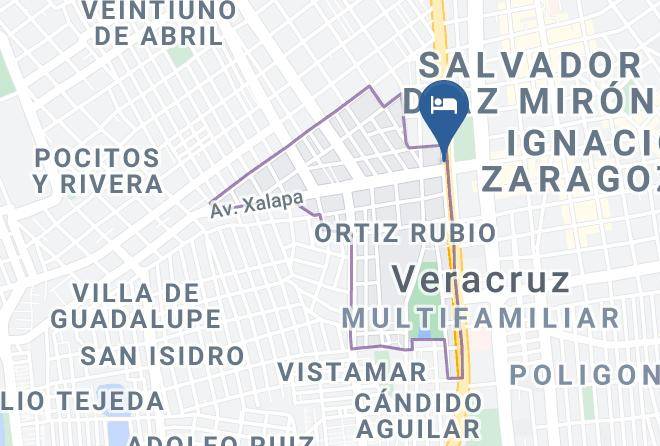 Veracruz Pascual Ortiz Rubio - Hotel Arrecife Maps