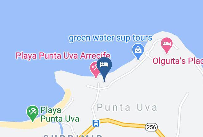 Talamanca - Hotel Arrecife Punta Uva Maps