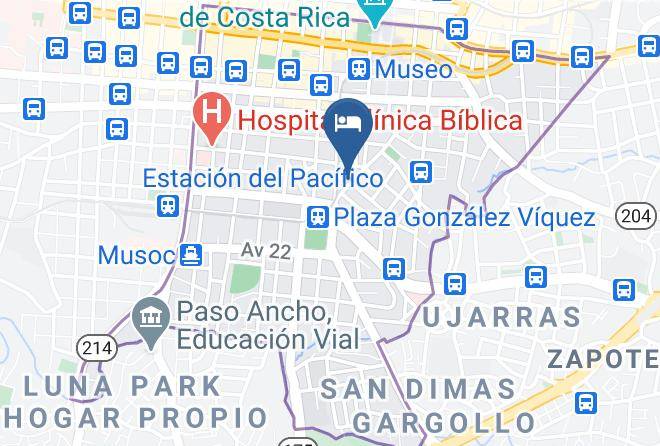 San Jose - Hotel Arrecifes Maps