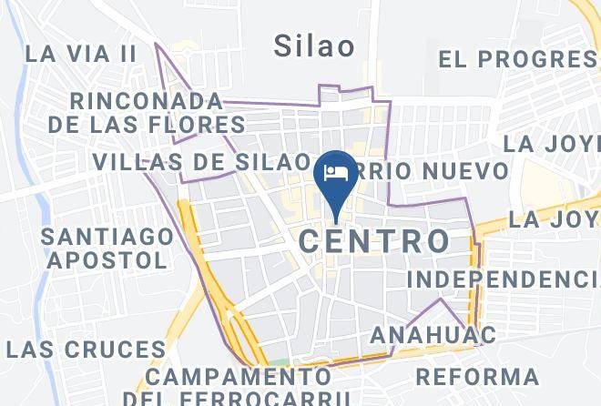 Silao De La Victoria - Hotel Arreguin Maps