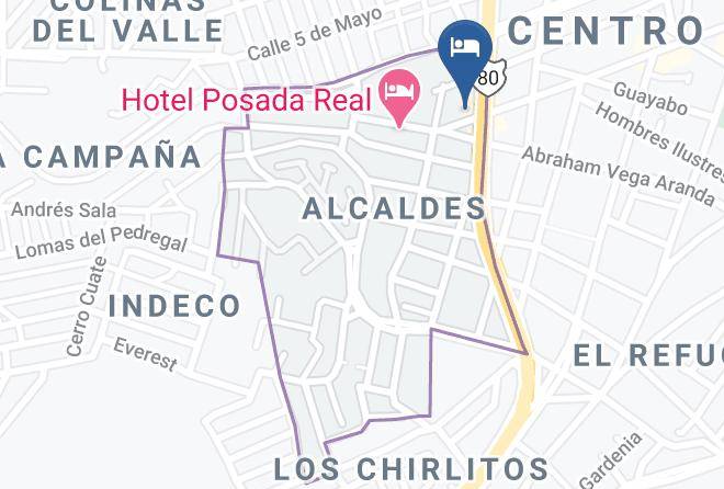Lagos De Moreno - Hotel Arribo Maps