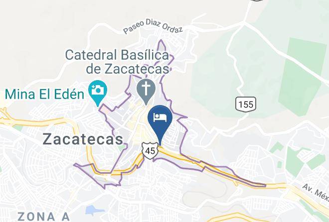 Zacatecas Zacatecas Centro - Hotel Arroyo De La Plata Maps