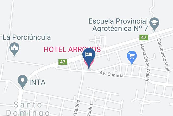 El Carmen - Hotel Arroyos Maps