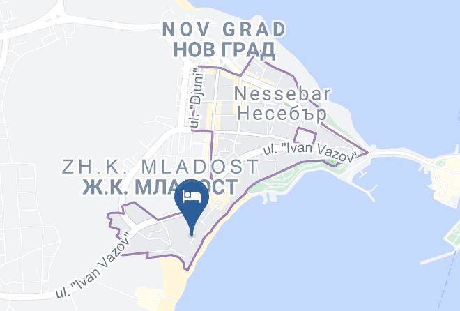 Nesebar - Hotel Arsenal Maps
