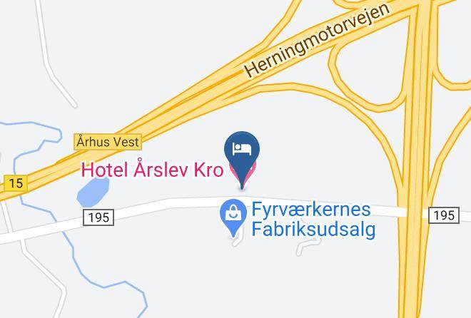 Arhus - Hotel Arslev Kro Maps