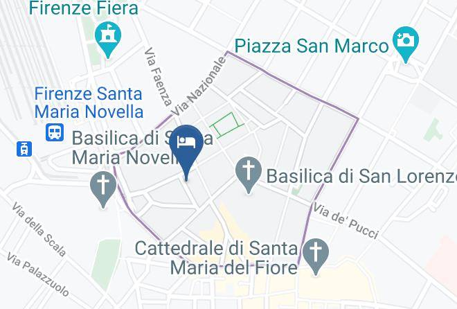 Florence - Hotel Art Atelier Maps