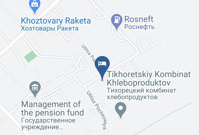 Tikhoretsky District - Hotel Art Hotel Maps