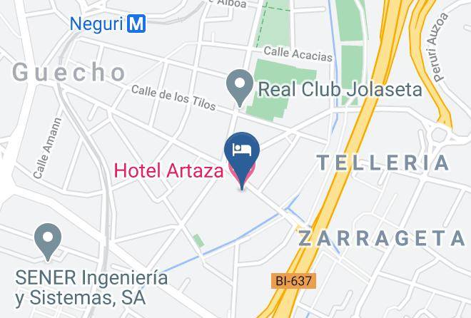 Bizkaia - Hotel Artaza Maps