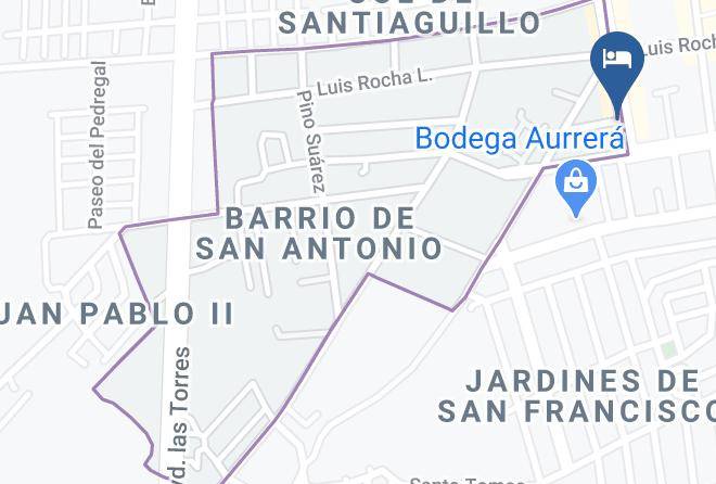 San Francisco Del Rincon - Hotel Artesanos Maps