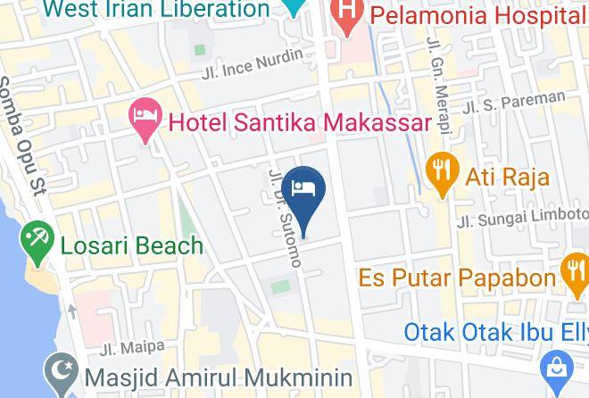 Makassar - Hotel Artha Kencana Makassar Maps