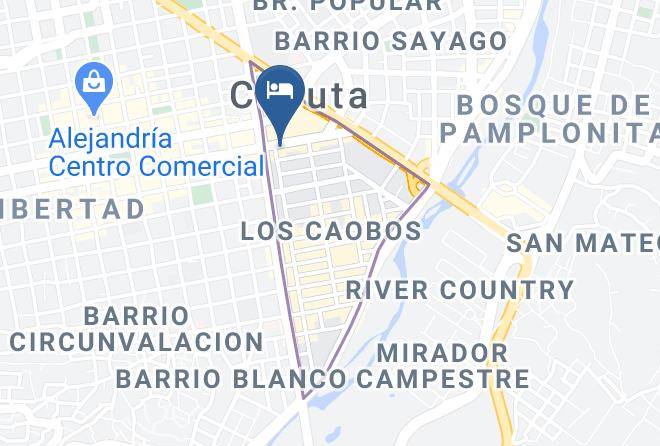 Cucuta - Hotel Arthur Brich Maps