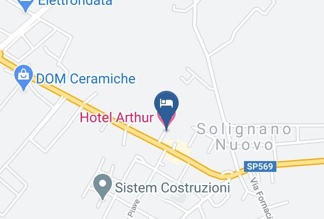 Modena - Hotel Arthur Maps