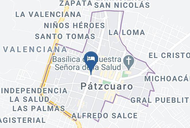 Patzcuaro - Hotel Artillero Maps