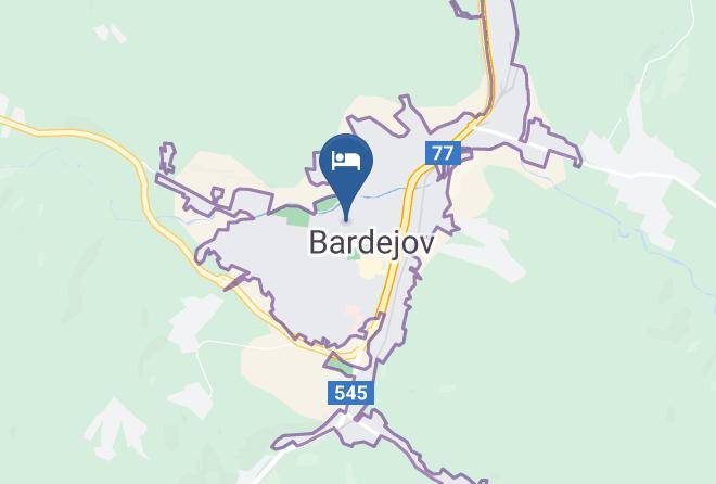 Bardejov - Hotel Artin Maps