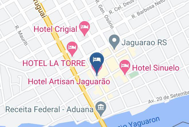 Jaguarao - Hotel Artisan Jaguarao Maps