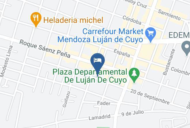 Lujan De Cuyo - Hotel Espana Maps