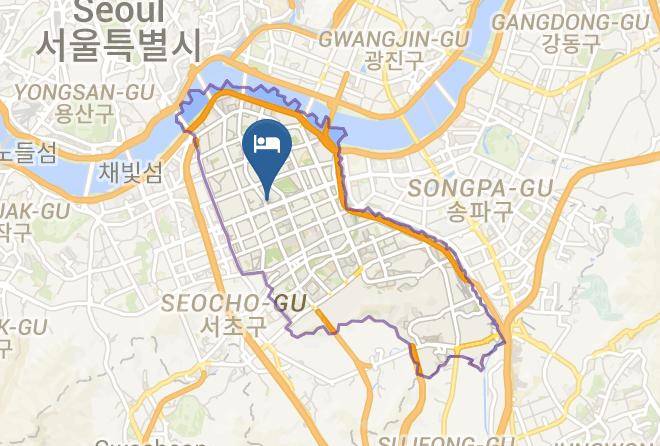 Gangnamgu - Yeoksam Artnouveau Hotel Maps