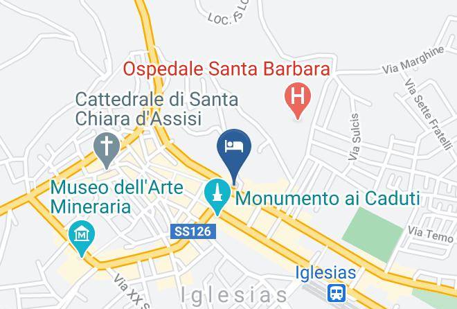 Province Of South Sardinia - Hotel Artu Maps