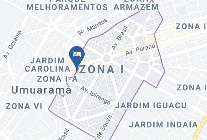 Umuarama - Hotel Arua Maps