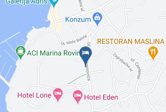 Rovinj - Hotel Arupinum Maps