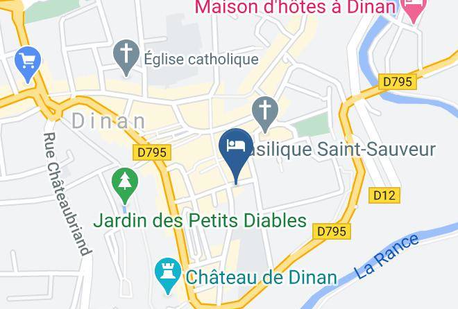 Cotes D Armor - Hotel Arvor Dinan Maps