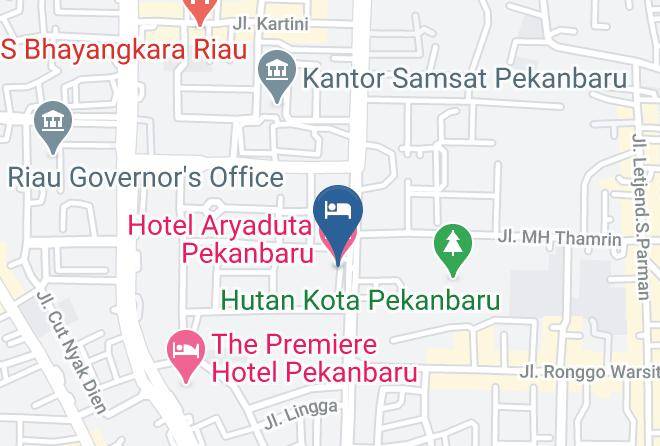 Pekanbaru - Hotel Aryaduta Pekanbaru Maps
