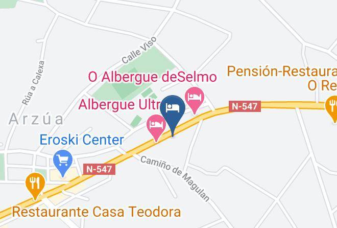 Auna - Hotel Arzua Maps