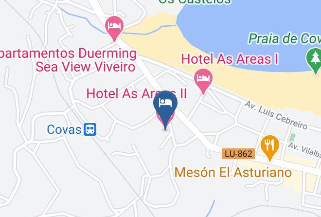 Lugo - Hotel As Areas Ii Maps