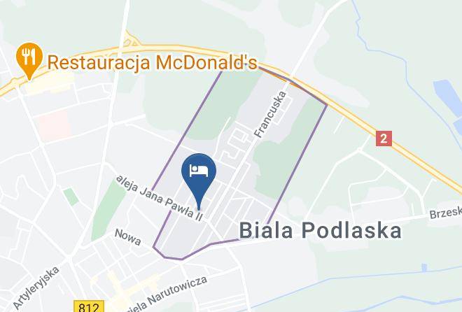 Biala Podlaska - Hotel As Maps
