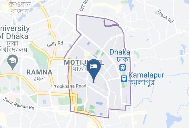 Dhaka - Hotel As Shams International Maps