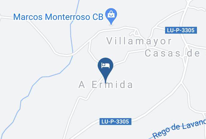 Hotel As Torres Da Hermida Map