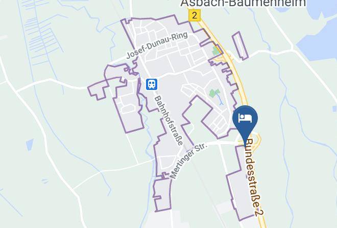 Hotel Asbach Baumenheim Map