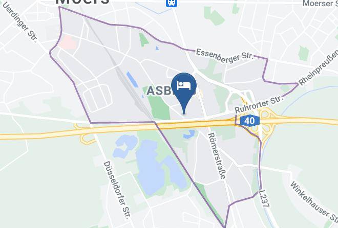 Wesel - Hotel Asberger Hof Maps