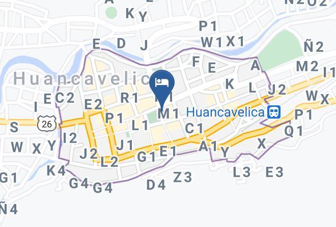 Huancavelica - Hotel Ascencion Maps