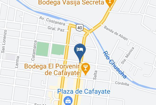 Cafayate - Hotel Asembal Maps