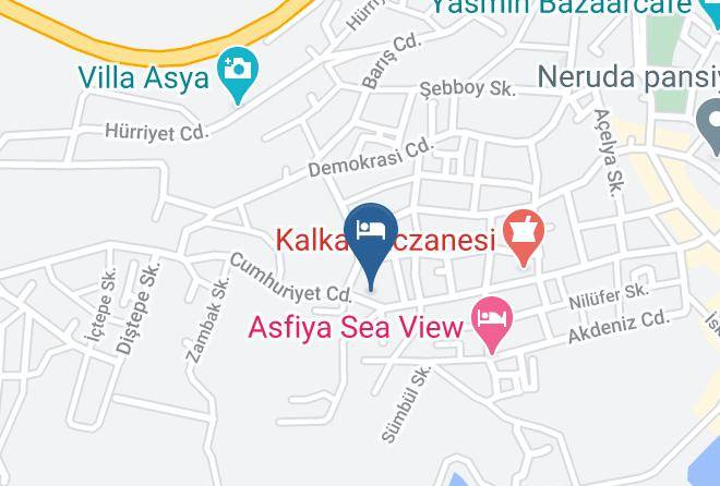 Kas - Hotel Asfiya Maps