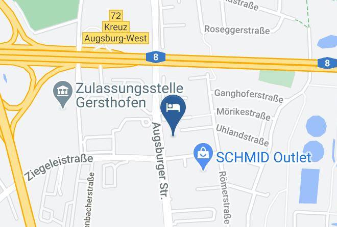 Augsburg - Hotel Asgard Maps