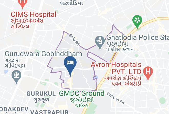 Ahmadabad - Hotel Ashirvad Maps
