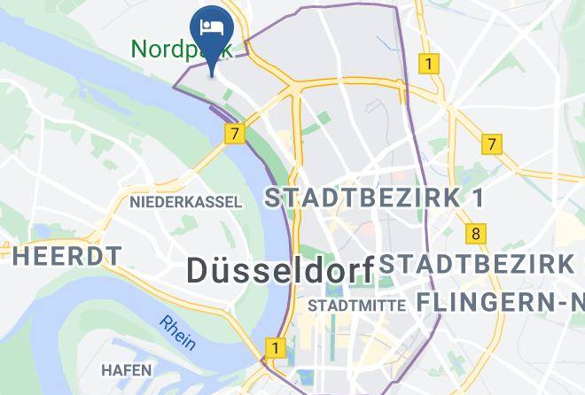 Dusseldorf - Hotel Ashley's Garden Maps