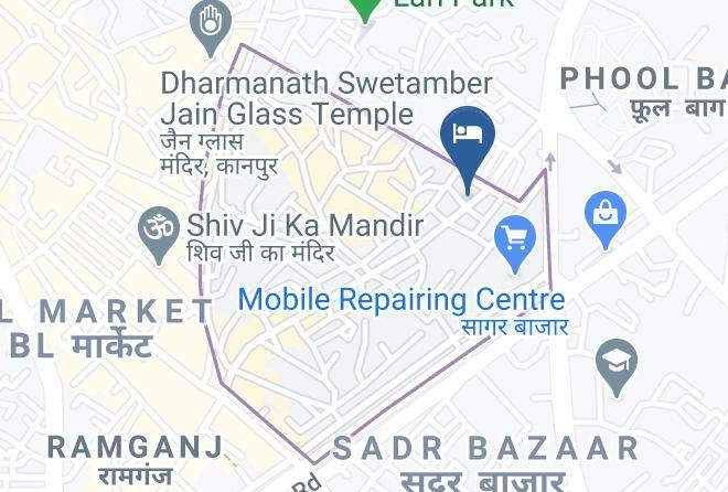 Kanpur - Hotel Ashoka Maps