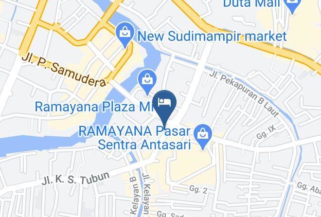 Banjarmasin - Hotel Asia Baru Maps