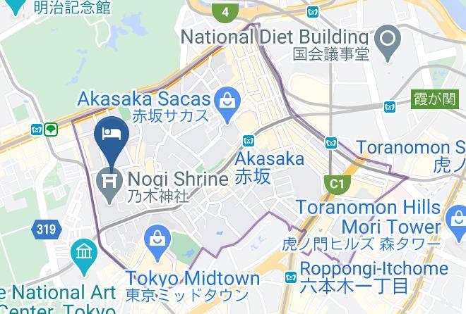 Minato Ward - Hotel Asia Center Of Japan Maps