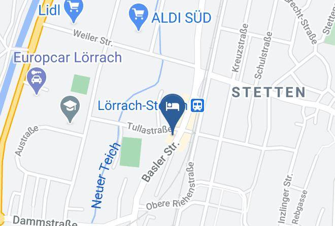 Lorrach - Hotel Asia Monteurhotel Maps
