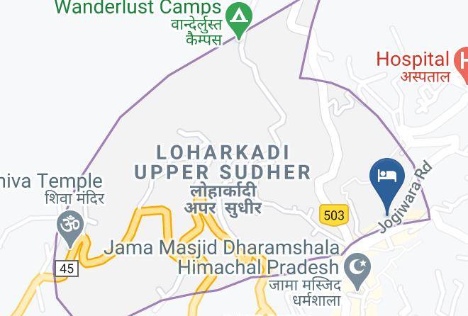 Dharmsala - Hotel Asian Plaza Maps