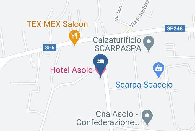 Treviso - Hotel Asolo Maps