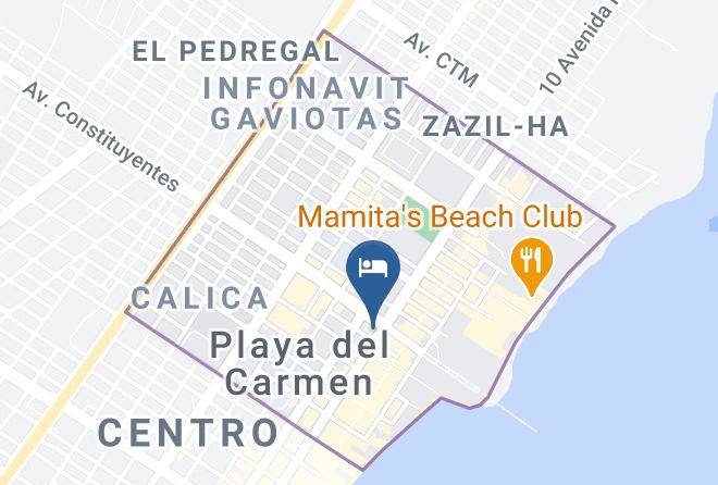 Solidaridad - Aspira Hotel & Beach Club Maps