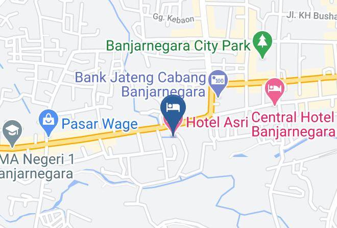Banjarnegara Regency - Hotel Asri Maps