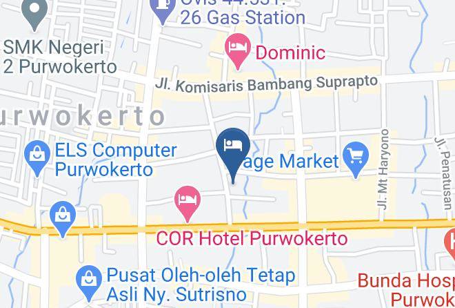 Banyumas Regency - Hotel Asri Baru Maps